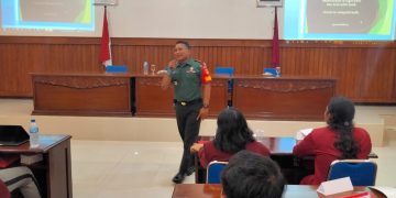 ”Be Leader Of Future” disampaikan Danramil 04/Jebres di Depan BEM Institut Seni Indonesia Surakarta