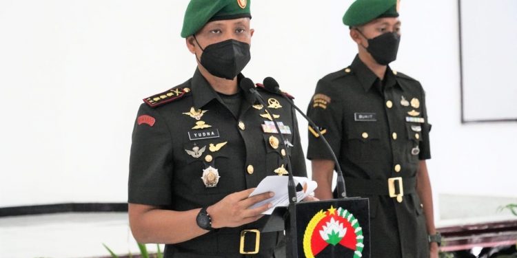 Kolonel Yudha Pimpin Sertijab Tiga Dandim Jajaran Korem 071/ Wijayakusuma