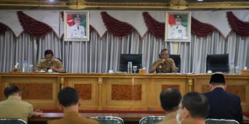 Pemerintah Lampung Barat Melaksanakan Kegiatan rutin “Ngupi Bebakhong” , Membahas Terkait Evaluasi dan Perencanaan Kerja