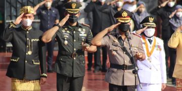 Peringati HUT Ke-340 Kota Balam, Dandim 0410/KBL Bersama Forkopimda Laksanakan Ziarah Makam Pahlawan