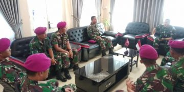 Danyonmarhanlan IV Berikan Semangat Dan Motivasi Tamtama Terbaik Yonmarhanlan IV yang akan Mengikuti Tes Calon Bintara Reguler