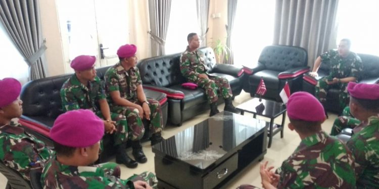 Danyonmarhanlan IV Berikan Semangat Dan Motivasi Tamtama Terbaik Yonmarhanlan IV yang akan Mengikuti Tes Calon Bintara Reguler