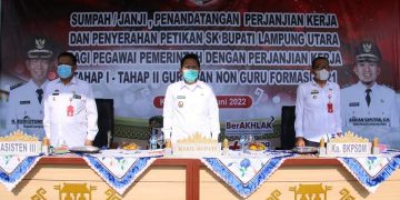 891 Pegawai P3K Terima SK PPPK dari Bupati Lampung Utara