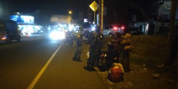 Patroli Piket Koramil 14/Jatisrono Jaga Kamtibmas Di Wilayah Territorial