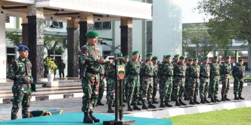Pangdam I/BB Terima 42 Personel Kodam I/BB Purna Tugas Apter Kodim Persiapan Lanny Jaya Kodam XVII/Cenderawasih