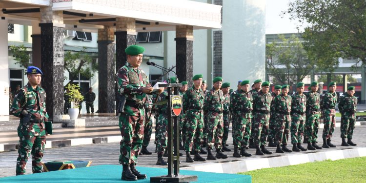 Pangdam I/BB Terima 42 Personel Kodam I/BB Purna Tugas Apter Kodim Persiapan Lanny Jaya Kodam XVII/Cenderawasih
