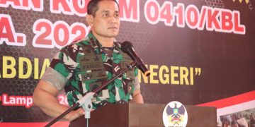 Secara Resmi, Walikota Eva Dwiana Menutup TMMD Imbangan Kodim 0410/KBL