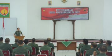 Korem 071/Wijayakusuma Gelar Bintal Fungsi Komando Tahun 2022