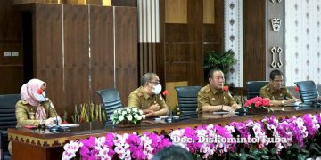 Ir Anthoni, M.M Sambut Langsung Kunjungan Inspektorat Provinsi Lampung