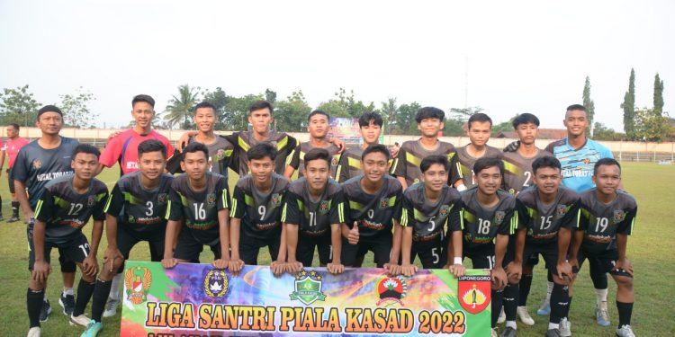 Hari Ketiga Kompetisi Sepak Bola Liga Santri Piala Kasad Tingkat Korem 071/Wijayakusuma, menghasilkan 4 (empat) Kesebelasan Masuk Semifinal