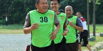 Polres Tubaba Laksanakan Tes Kesamaptaan Jasmani Berkala Semester II