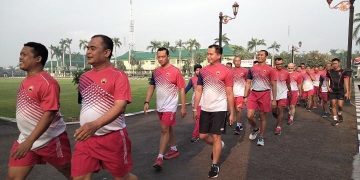 Melalui Mlipir Bareng, Danrem 071/Wijayakusuma Ingatkan Prajurit untuk Menjaga Pola Hidup Sehat