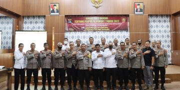 Bidkum Polda Lampung Sosialisasi Perpol Nomor 7 Tahun 2022 di Polres Tulang Bawang