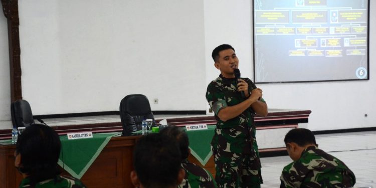 Prajurit Wijayakusuma Terima Sosialisasi Bidang Intelijen Teknik TA 2022