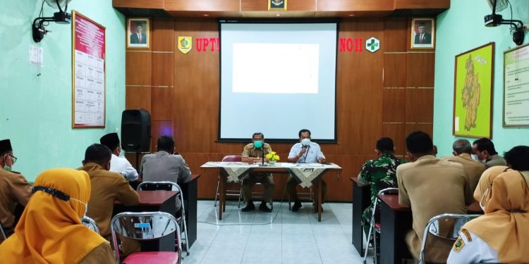 Wujud Sinergitas Lintas Sektor, Bati Tuud Koramil 14/Jatisrono Hadiri Pertemuan Lokakarya Mini Lintas Sektoral