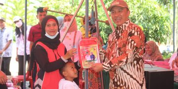 Bupati dan Wakil Bupati Lampung Barat Tinjau Posyandu