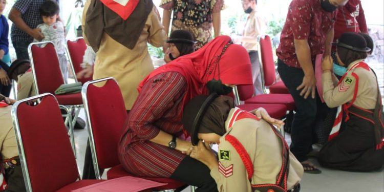 Banggakan Kedua Orang Tua Dan Asal Sekolah, Putri Pertama Serma Widhi Anugrah Bagus Irianto Ikuti Jambore Nasional XI tahun 2022 di Buperta Cibubur Jakarta Timur