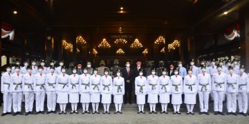 Letkol Inf Devy Kristiono Hadiri Pengukuhan Paskibraka Kota Surakarta Tahun 2022