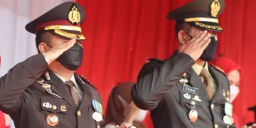 Pengibaran Bendera Pusaka HUT RI ke 77 Di Bandar Lampung Berjalan Sukses Dan Lancar