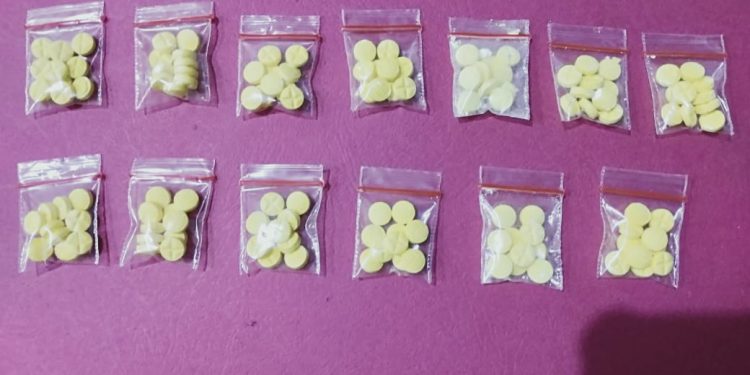 Satres Narkoba Polres Tubaba Amankan Pelaku Pengedar Pil terlarang jenis HEXYMER