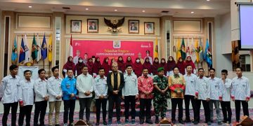 Danramil 410-02 TBS Hadiri Pelantikan Pengurus Daerah KAMMI terpilih Periode 2022-2023 Bandar Lampung