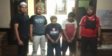 Polsek Dente Teladas Tangkap Dua Pemain Judi Togel di Sebuah Rumah