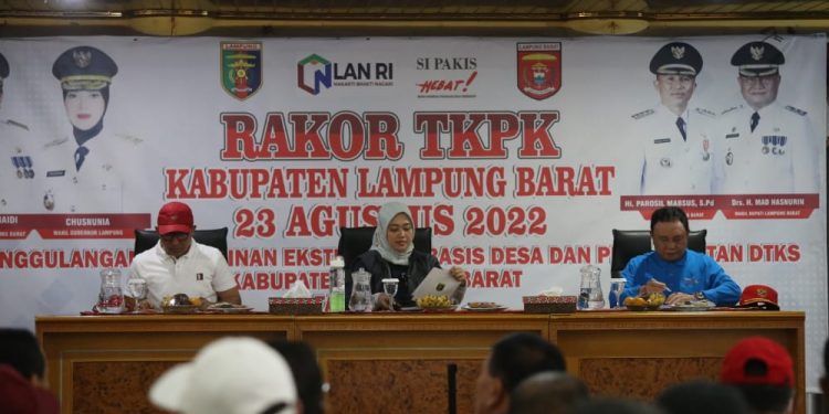 Tanggulangi Kemiskinan, Lambar laksanakan Rakor TKPK