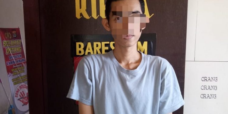 Polisi Amankan Diduga Pelaku Penipuan dan Penggelapan Uang penjualan pulsa dan kuota paket data Telkomsel