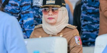 Bupati Winarti terkesima dengan Kecanggihan Alutsista TNI AU Lanud Pangeran M Bun Yamin