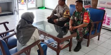 Komsos Babinsa Koramil 05/Pasarkliwon Menyasar SPBU Pertamina, Ini Alasannya