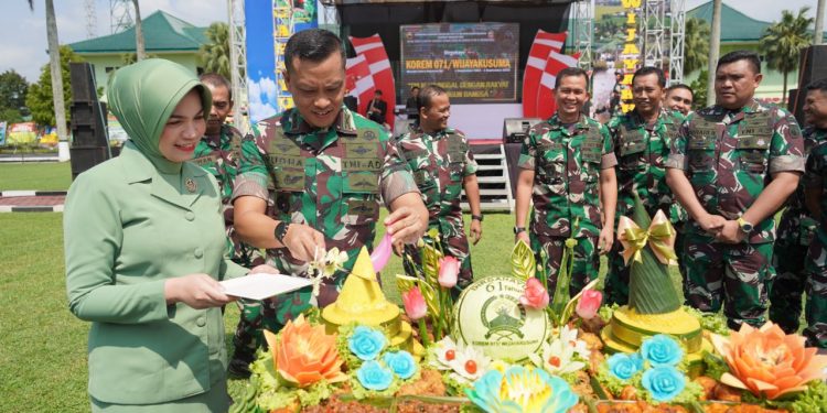 Tak Mengurangi Makna dan Hakekat, Korem 071/Wijayakusuma Gelar Tasyakuran HUT Ke 61 dari Kita untuk Kita