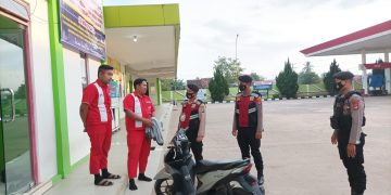 Pasca Pengumuman Kenaikan BBM, Polres Tulang Bawang Barat Monitoring SPBU