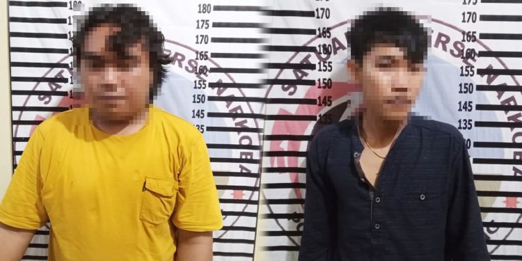 Edarkan Narkotika, Dua Pemuda Asal Pagar Dewa Ditangkap Polres Tulang Bawang