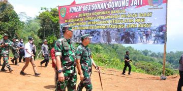Pangdam Tinjau Latihan dan Berikan Apresiasi Saat Latihan Sishanta Terintegrasi Kodam III/Slw