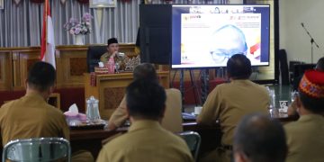 Bupati Lambar Hadiri Sakip dan Reformasi Birokrasi