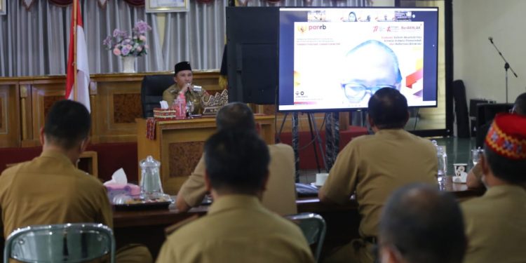 Bupati Lambar Hadiri Sakip dan Reformasi Birokrasi