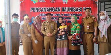 Kegiatan Posyandu Pekon Buay Nyerupa Langsung Ditinjau Bupati