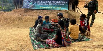 Aksi Cepat Tanggap Pos Malagayneri Satgas Satuan Organik Yonif Mekanis 203/AK Dalam Memberikan Pelayanan Kesehatan Kepada Masyarakat Pegunungan Tengah