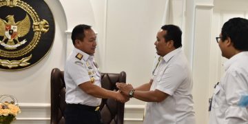 Kepala Bakamla RI Courtessy Call ke Ketua 1 BPK RI