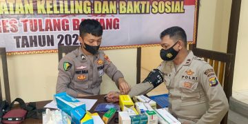 Dokkes Polres Tulang Bawang Gelar Pelayanan Kesehatan Keliling ke Polsek, Ini Tujuannya