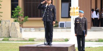 Polres Tulang Bawang Barat Gelar Upacara Hari Sumpah Pemuda ke 94 Tahun 2022