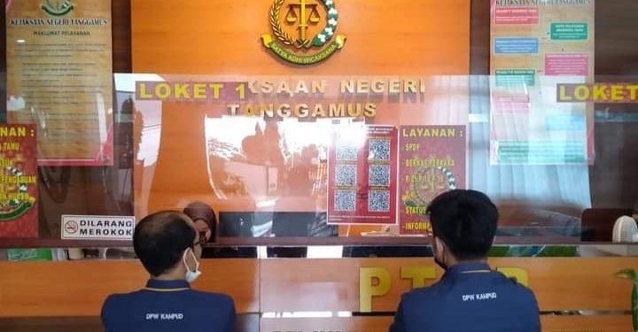 Dugaan Korupsi Belanja Honorarium Oleh BKPSDM Tanggamus di Adukan DPP KAMPUD Ke KEJARI Setempat