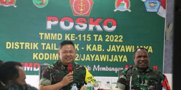 Dandim 1702/Jayawijaya Sambut Tim Wasev Sterad di Jayawijaya