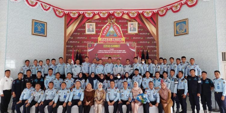 Langit Biru Menjadi Saksi Haru dan Sukacita di Acara Lepas Sambut Pejabat Struktural Lapas Gunung Sugih