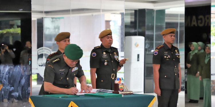 Pangdam I/BB Pimpin Sertijab dan Tradisi Korps Pelepasan 3 Pamen