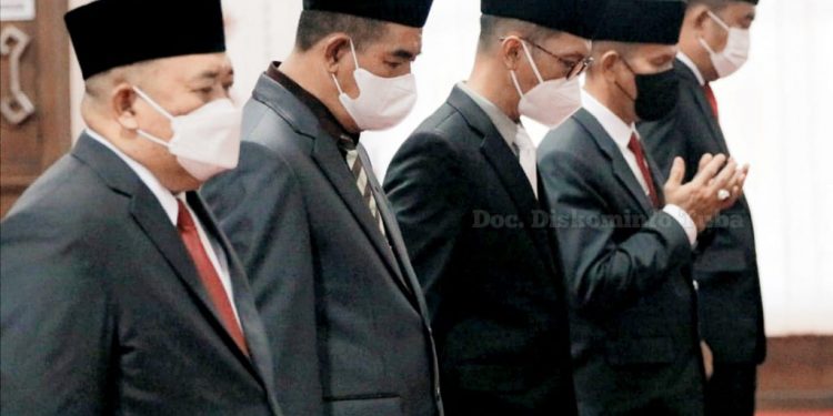 Bupati Winarti Rolling 5 Pejabat Tinggi Pratama Hari ini
