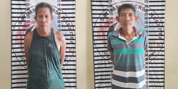 Jadi Bandar Narkotika di Ujung Gunung, Dua Orang Kakek Ditangkap Polres Tulang Bawang