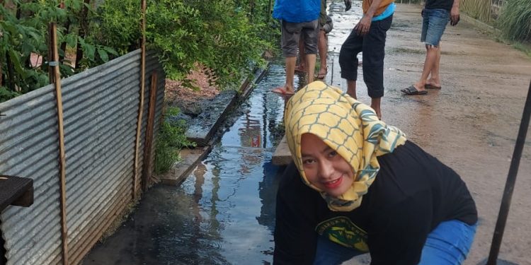 HKB Walmas dan Waraga Giat Gotong Royong di RT 007 Desa Singa Gembara