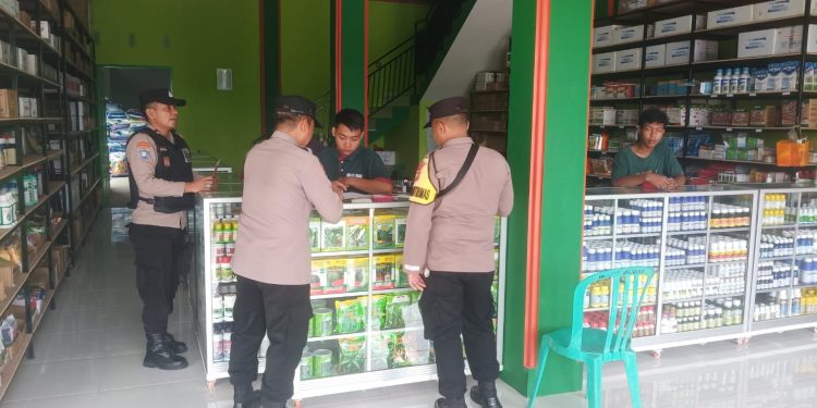 Unit Patroli Polsek Tumijajar Laksanakan Harkamtibmas di Titik Keramaian Cegah 3C dan Premanisme