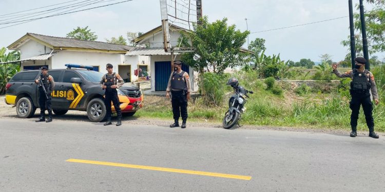 Samapta Polres Tulang Bawang Gelar Patroli Presisi di Tiga Lokasi Berbeda